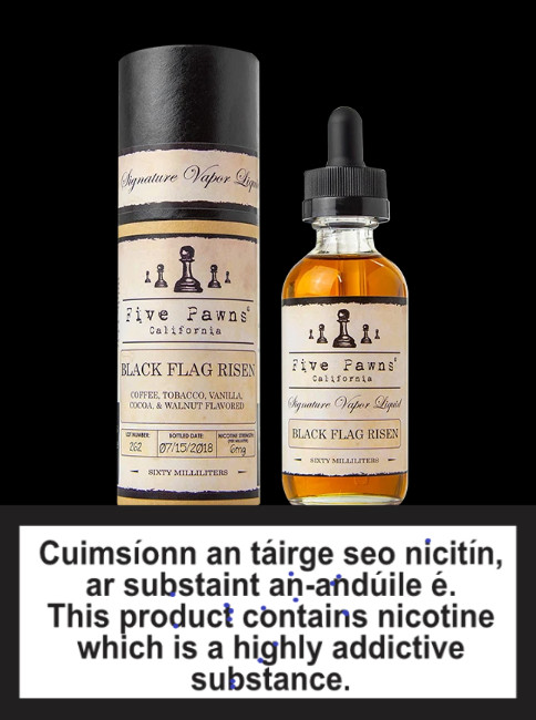 Black Flag Risen Five Pawns cigatec ireland vape shop dunlaoghaire Dublin Black Flag Risen Five Pawns cigatec ireland vape shop dunlaoghaire Dublin